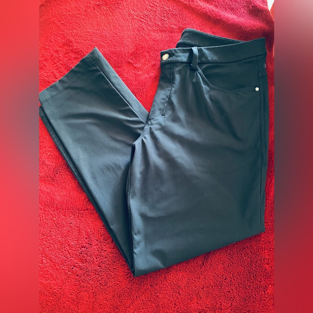 Men’s Lululemon Classic Fit 5 Pocket Pants LM5335SA60217 Navy Blue Size …